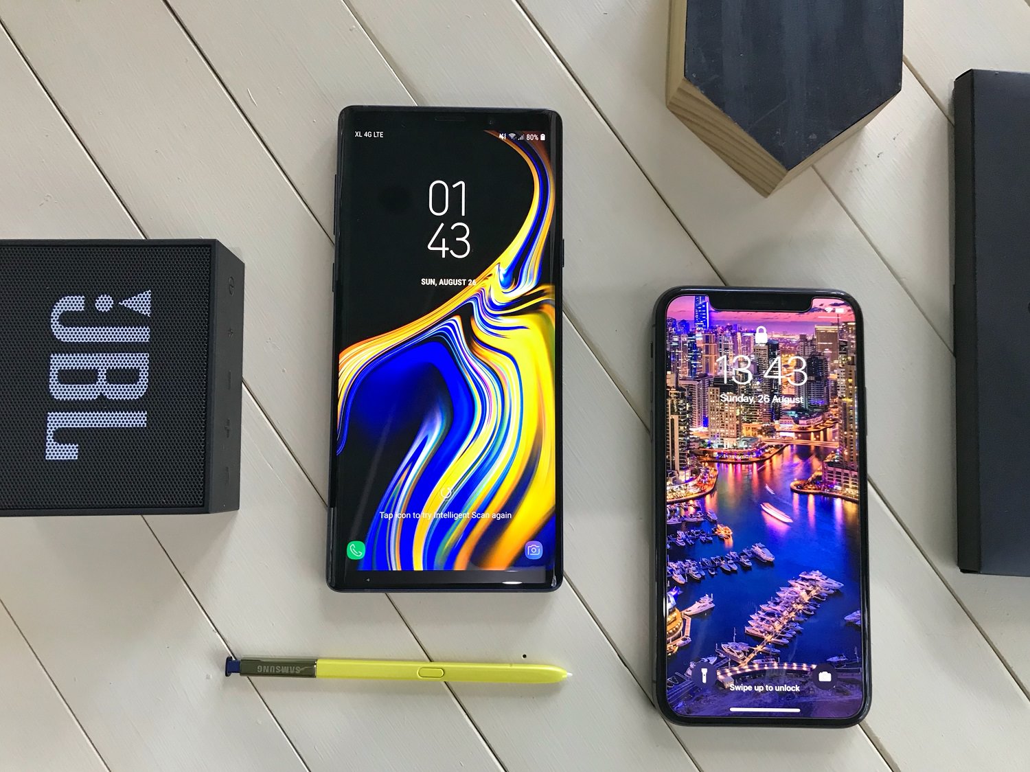 Samsung Galaxy Note 9 vs Apple iPhone X