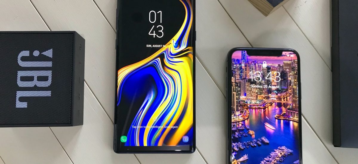 Samsung Galaxy Note 9 vs Apple iPhone X